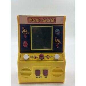Pac Man Miniature Video Arcade Game Handheld Bandai Namco Mini Retro Gift VTG